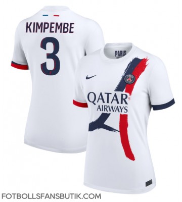Paris Saint-Germain Presnel Kimpembe #3 Replika Bortatröja Damer 2024-25 Kortärmad
